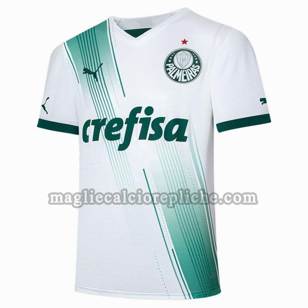 seconda maglie calcio palmeiras 2023 2024 thailandia bianco