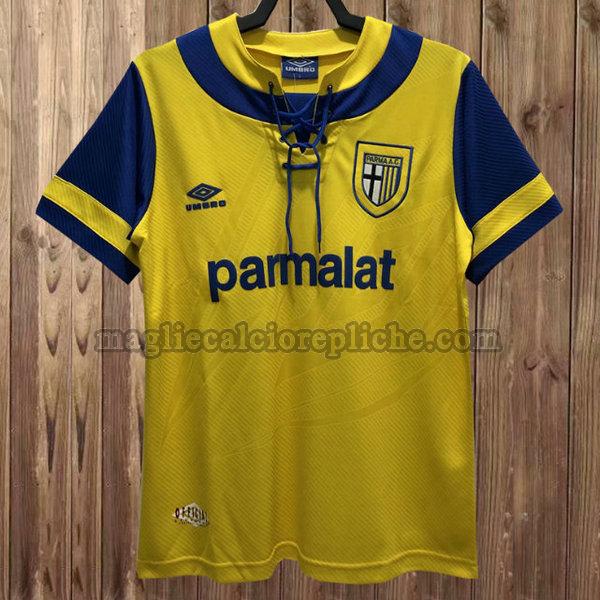 seconda maglie calcio parma 1993-1995 giallo