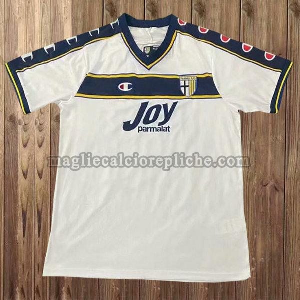 seconda maglie calcio parma 2001-2002 bianco