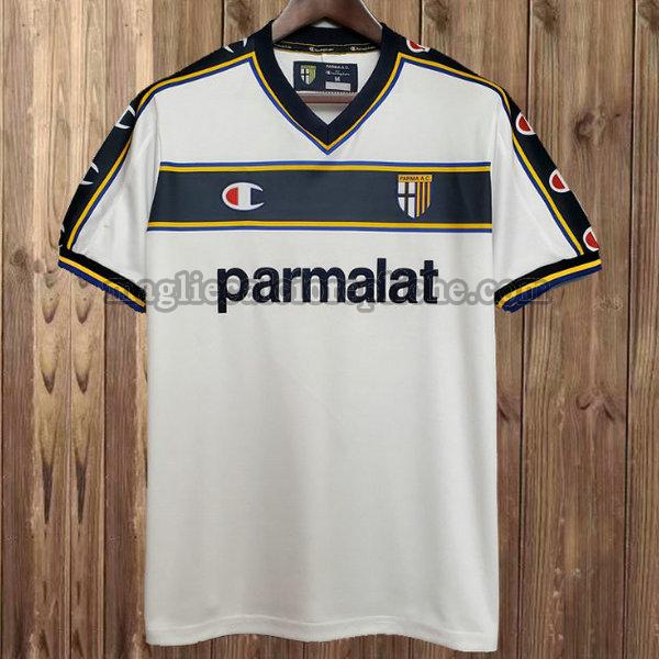 seconda maglie calcio parma 2002-2003 bianco