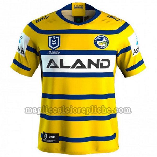 seconda maglie calcio parramatta eels 2019 giallo