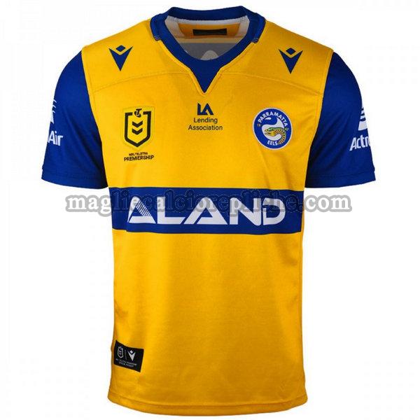 seconda maglie calcio parramatta eels 2021 giallo