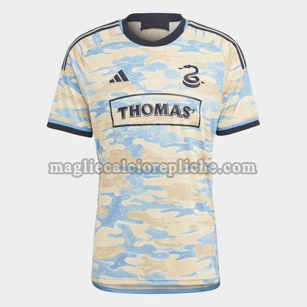 seconda maglie calcio philadelphia union 2023 2024 thailandia giallo