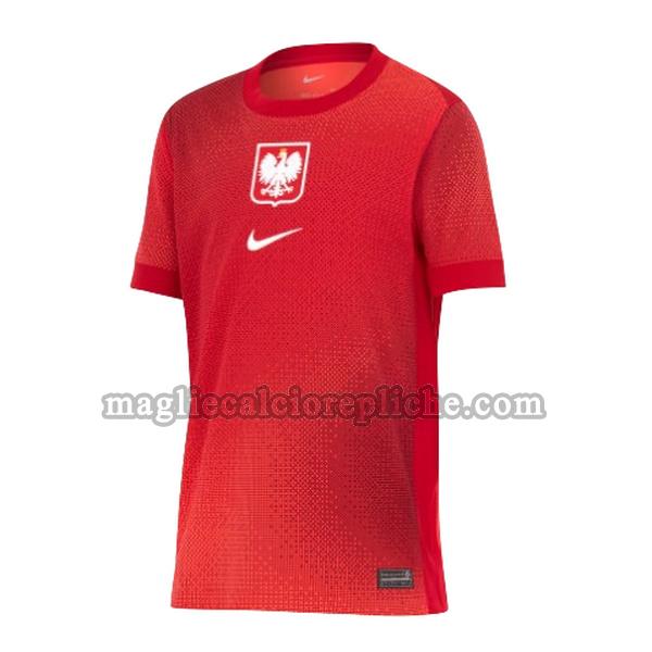 seconda maglie calcio polonia 2024 thailandia rosso