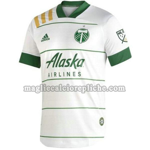 seconda maglie calcio portland timbers 2021 2022 thailandia bianco