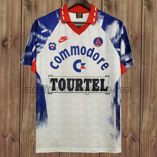 seconda maglie calcio psg 1992-1993 bianco