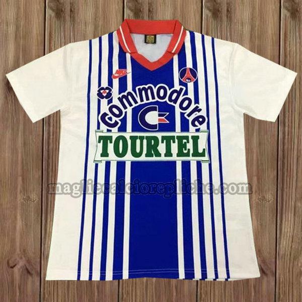 seconda maglie calcio psg 1993-1994 bianco