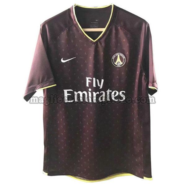 seconda maglie calcio psg 2006-2007 porpora