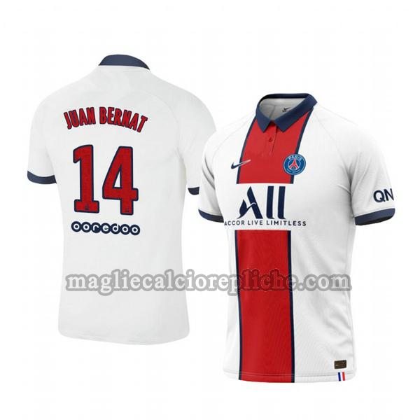 seconda maglie calcio psg 2020-2021 juan bernat 14