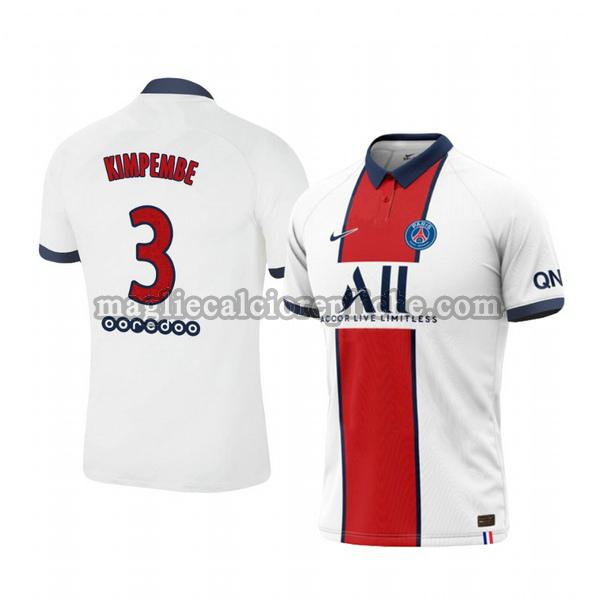 Seconda maglie calcio uomo psg 2020 2021 presnel kimpembe 3