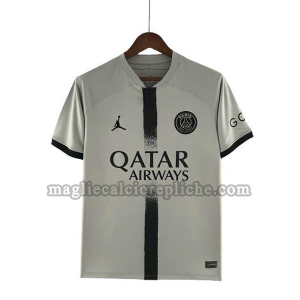 seconda maglie calcio psg 2022 2023 thailandia grigio