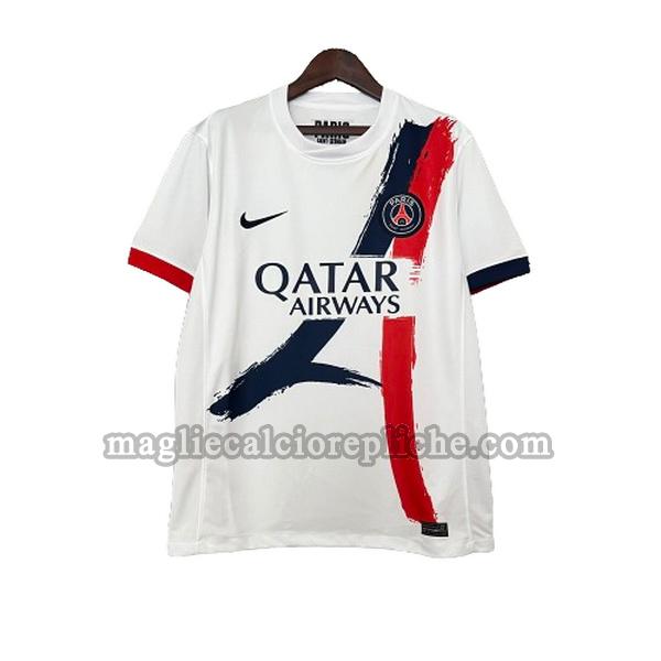 seconda maglie calcio psg 2024 2025 thailandia bianco