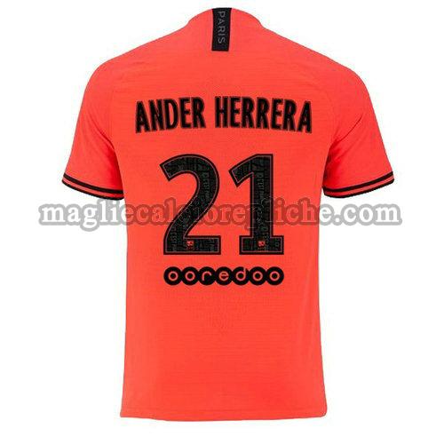 seconda maglie calcio psg jordan 2020 ander herrera 21