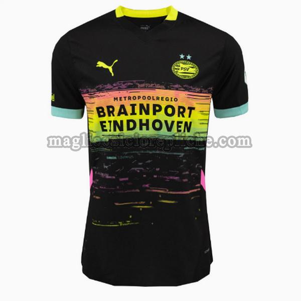 seconda maglie calcio psv eindhoven 2024 2025 nero