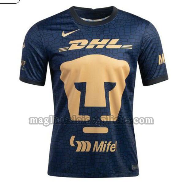 seconda maglie calcio pumas unam 2021 2022 thailandia blu