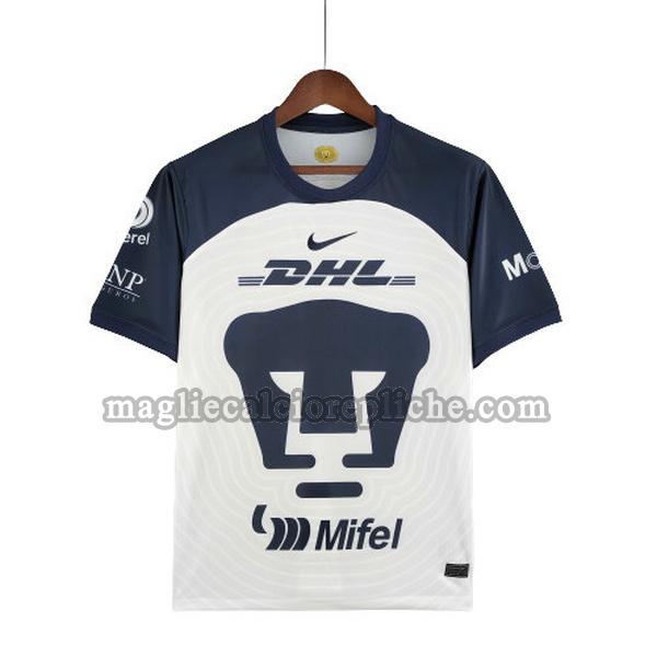 seconda maglie calcio pumas unam 2022 2023 thailandia bianco blu