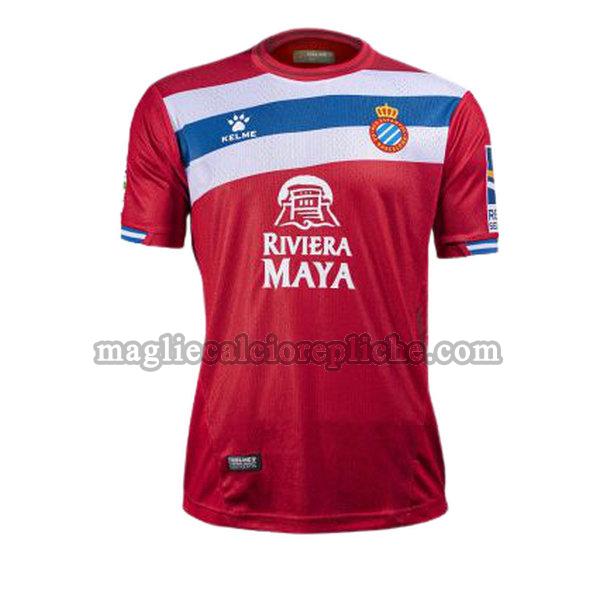 seconda maglie calcio rcd espanyol 2021 2022 thailandia rosso