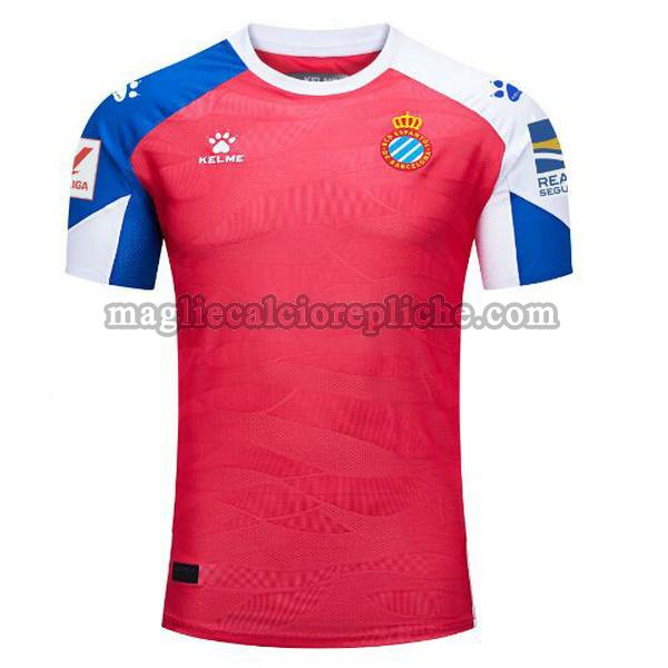 seconda maglie calcio rcd espanyol 2023 2024 thailandia rosso