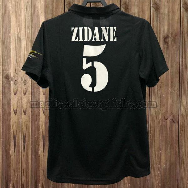 seconda maglie calcio real madrid 2002-2003 zidane 5 nero