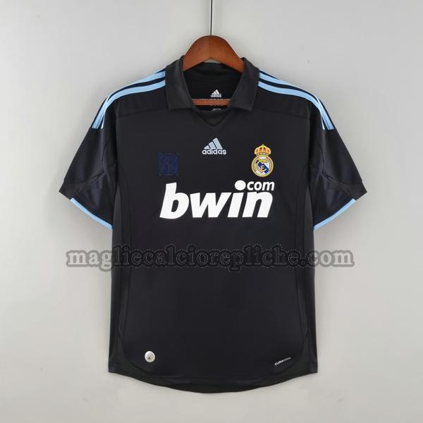 seconda maglie calcio real madrid 2009 2010 nero