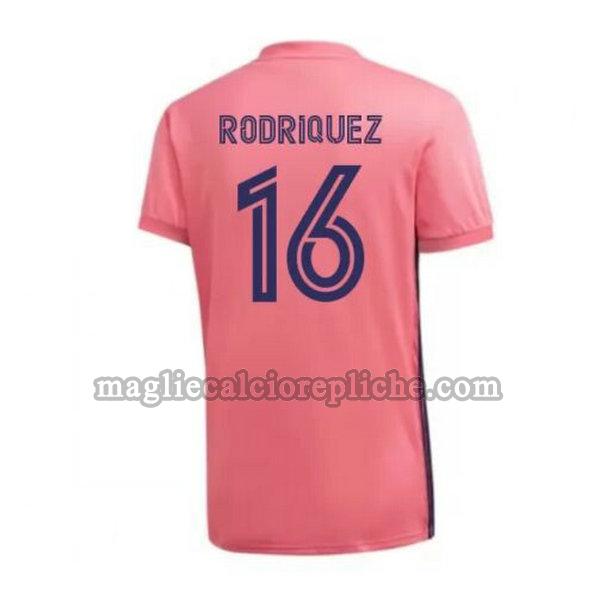 seconda maglie calcio real madrid 2020-2021 rodriquez 16