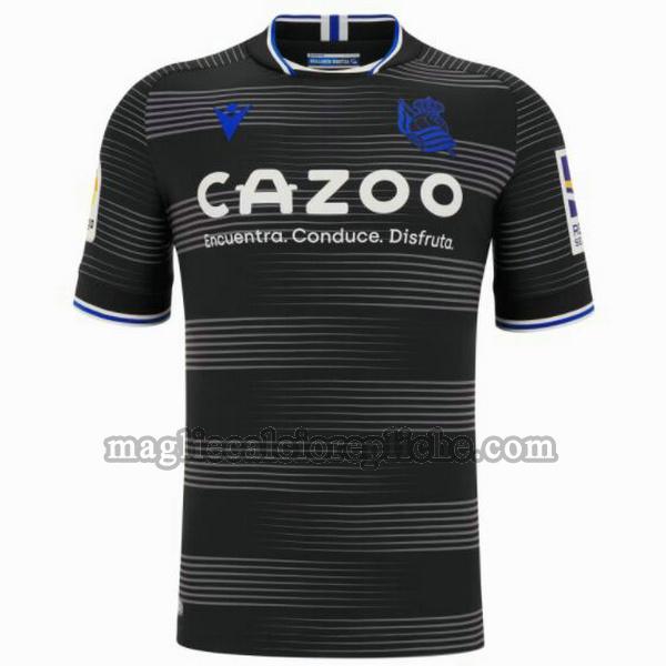 seconda maglie calcio real sociedad 2022 2023 nero