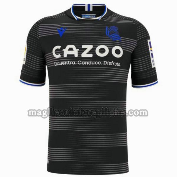 seconda maglie calcio real sociedad 2022 2023 thailandia nero