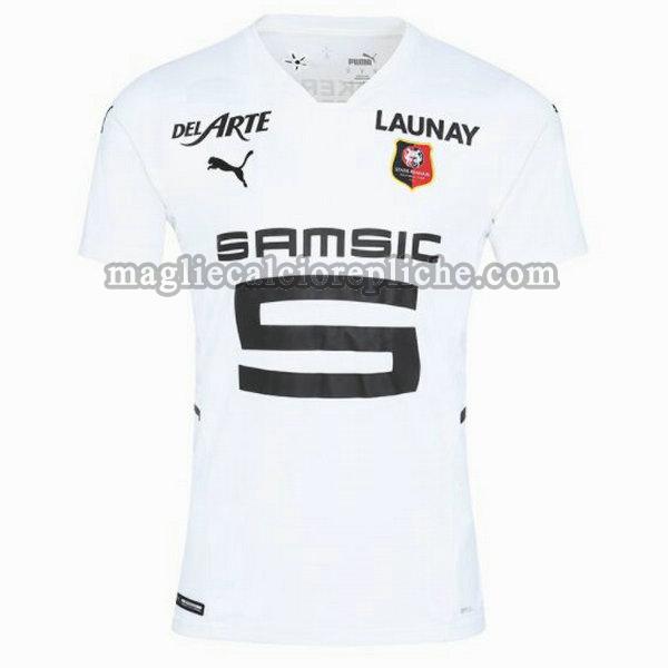 seconda maglie calcio rennes 2021 2022 thailandia bianco