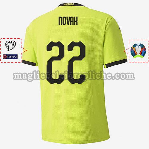 seconda maglie calcio repubblica ceca 2020 filip novak 22