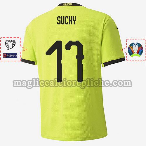 seconda maglie calcio repubblica ceca 2020 marek suchy 17