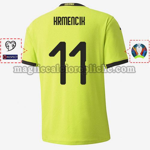 seconda maglie calcio repubblica ceca 2020 michael krmencik 11