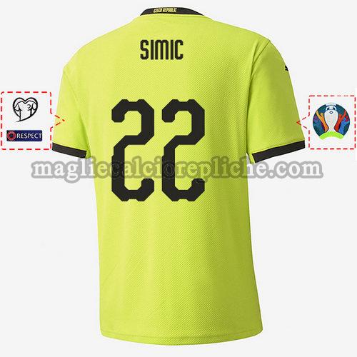 seconda maglie calcio repubblica ceca 2020 stefan simic 22