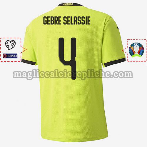 seconda maglie calcio repubblica ceca 2020 theodor gebre selassie 4