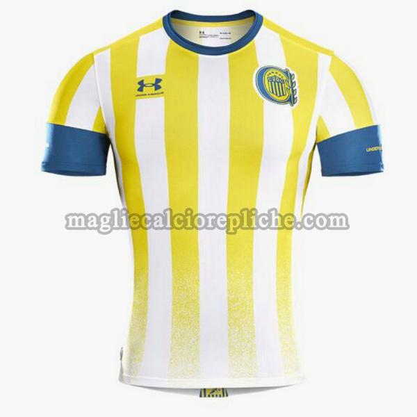 seconda maglie calcio rosario central 2021 2022 thailandia giallo bianco