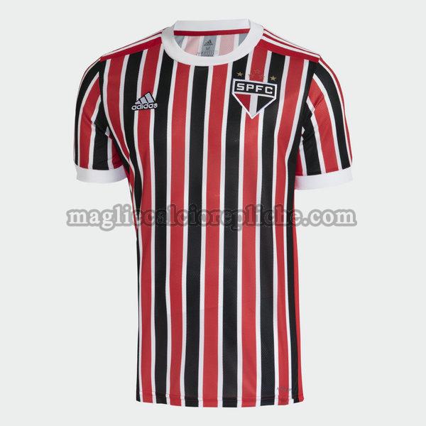 seconda maglie calcio san paolo 2021 2022 thailandia rosso nero