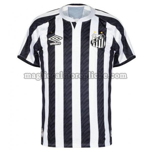 seconda maglie calcio santos fc 2020-2021 thailandia nero bianco