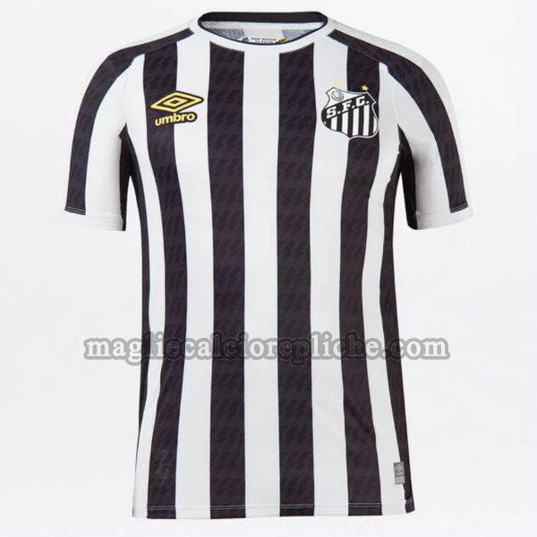 seconda maglie calcio santos fc 2021 2022 thailandia bianco nero