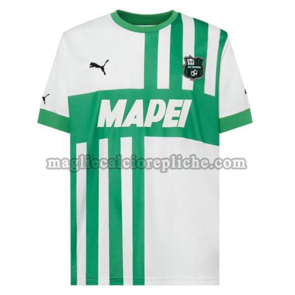 seconda maglie calcio sassuolo 2022 2023 thailandia bianco verde