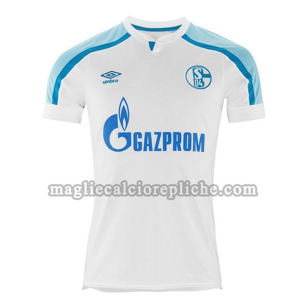 seconda maglie calcio schalke 04 2021 2022 thailandia bianco