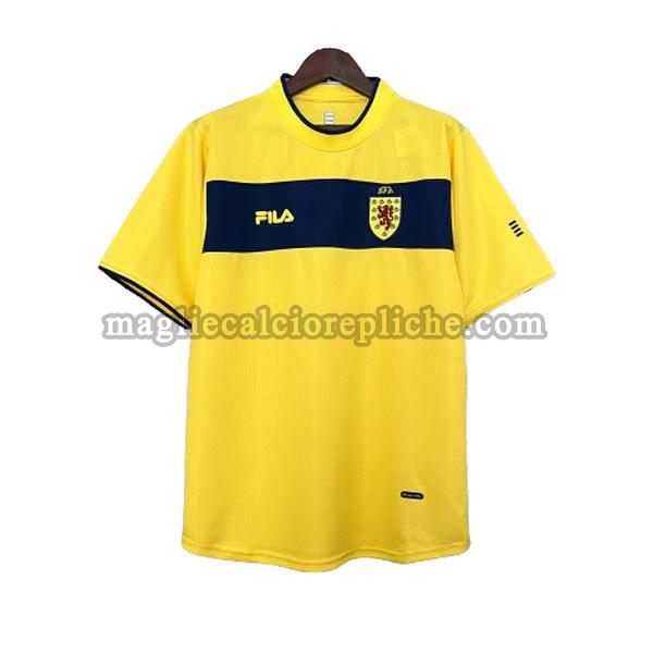 seconda maglie calcio scozia 1992 giallo