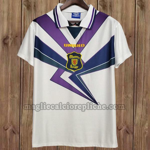 seconda maglie calcio scozia 1994-1996 bianco