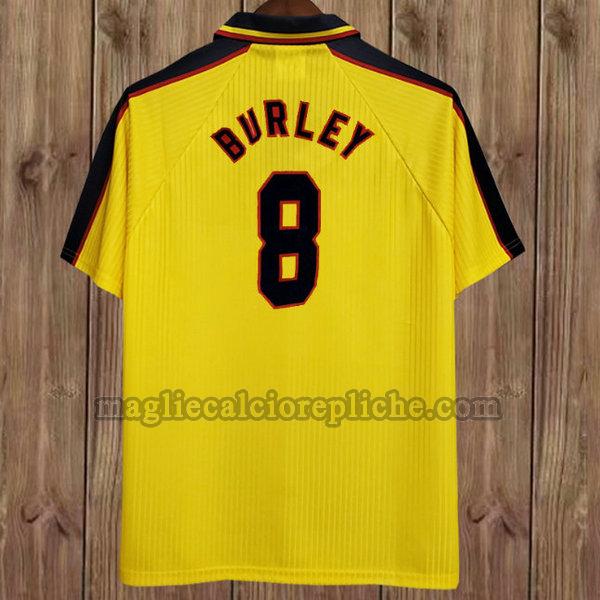 seconda maglie calcio scozia 1996-1998 burley 8 giallo