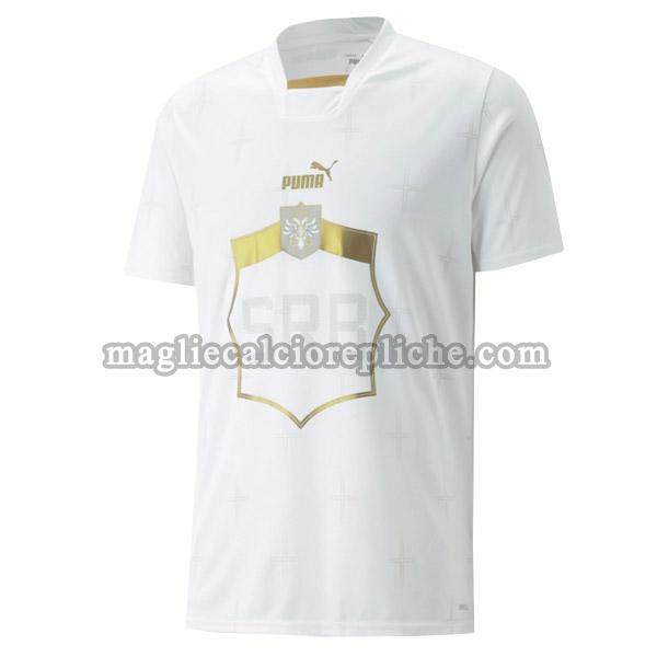 seconda maglie calcio serbia 2022 thailandia bianco