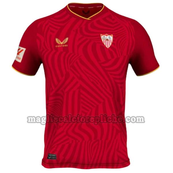 seconda maglie calcio siviglia 2023 2024 thailandia rosso