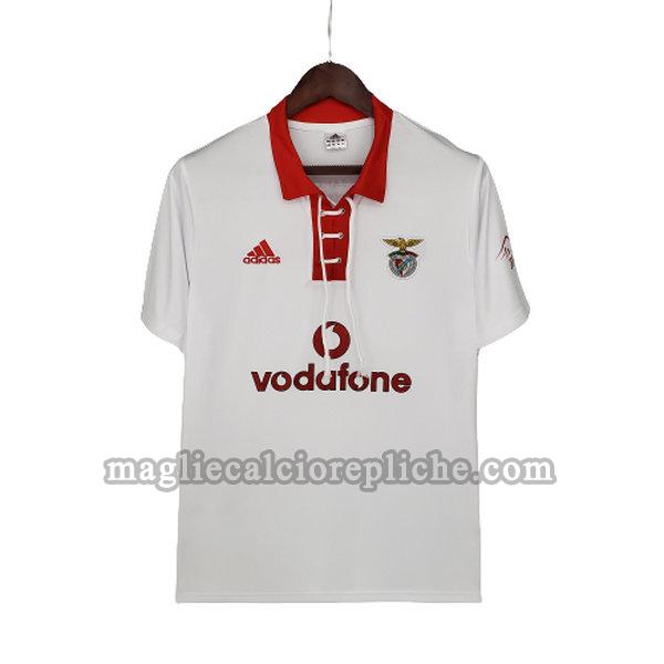 seconda maglie calcio sl benfica 2004 2005 bianco