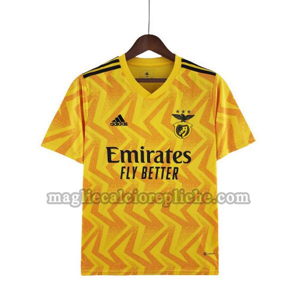 seconda maglie calcio sl benfica 2022 2023 thailandia giallo