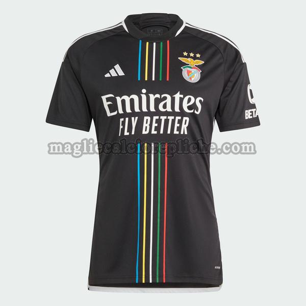 seconda maglie calcio sl benfica 2023 2024 thailandia nero