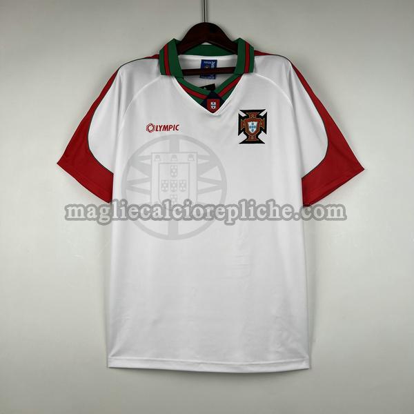 seconda maglie calcio spagna 1996 1997 bianco