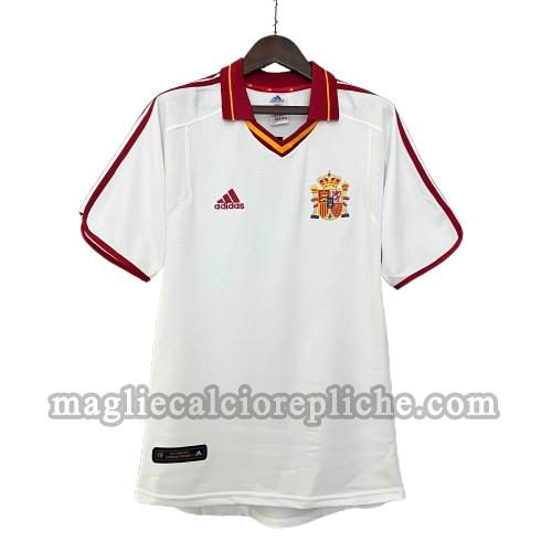 seconda maglie calcio spagna 2000 bianco