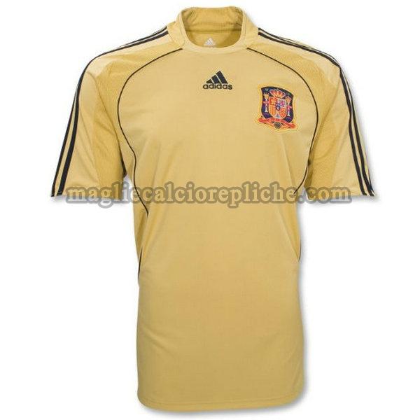 seconda maglie calcio spagna 2008 giallo